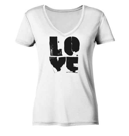 The »LOVE« - Ladies Organic V-Neck Shirt