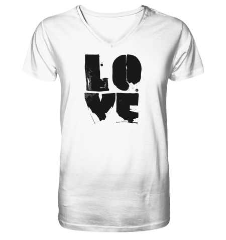 The »LOVE« - Organic V-Neck Shirt for male body types