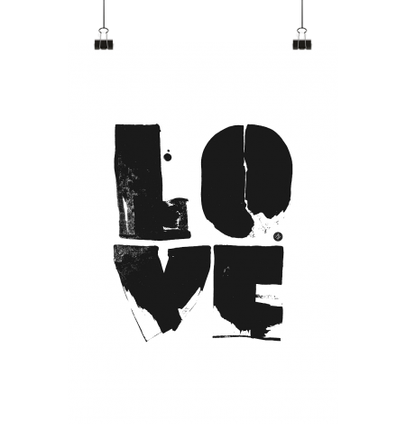 The »LOVE« - Poster Din A3 (hoch)